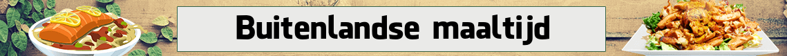 bezorgen-Buitenlandse maaltijd